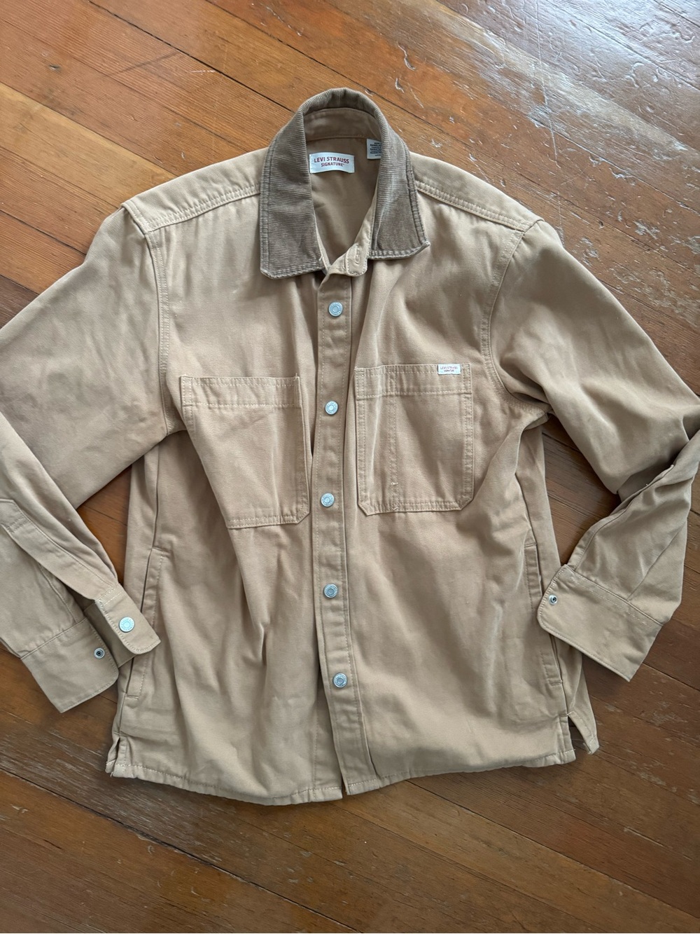 Levi's Beige Shacket - Canvas Work Shirt